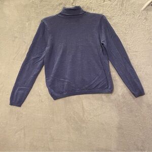 Pendleton Sweater Womens Small Petite Purple Turtleneck Merino Wool Vintage